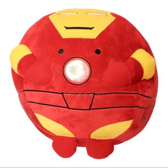 8” Iron Man Ty Beanie Ballz Plush Marvel Kids Toy ball - Picture 3 of 3